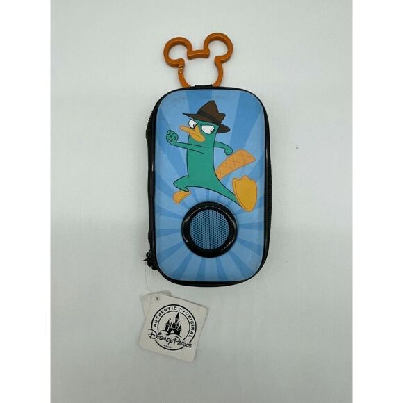 Disney's Speaker Case Perry The Platypus for Player 3.5 mm Jack Safety Clip NEW - Picture 10 of 10